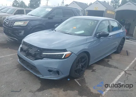 2022 Honda Civic Sport из США, поврежденный, VIN 2HGFE2F51NH537040